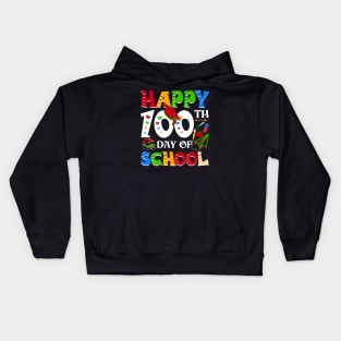 Happy 100th Day Of School Teacher Rainbow - 100 Days Smarter Kids Hoodie
